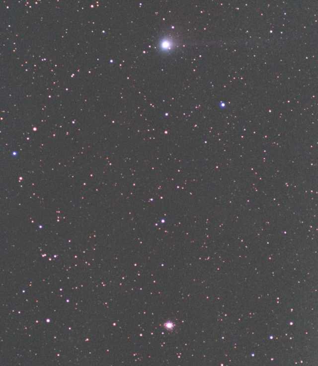 Kometa C2002C1 (Ikeya-Zhang) i gromada kulista Messier 92 Leszek Marcinek (Lublin) 11 maj 2002